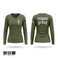 Enigma Group Women's Long Sleeve V-neck Shirt - 1