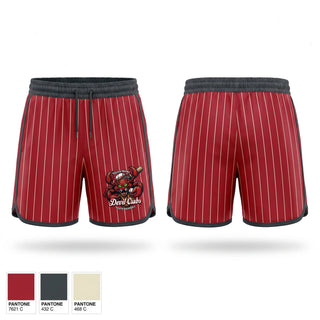 Athletic Shorts With Pockets, Devil Crabs, Baseball, Teamtime, Team time, sublimation, custom sports apparel, team uniforms, spirit wear, spiritwear, sports uniforms, custom shirts, team store, custom team store, fundraiser sports, apparel fundraiser