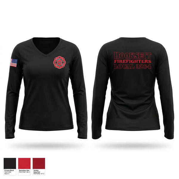 Hooksett Firefighters Union Old School Cotton Feel Shirt - 1