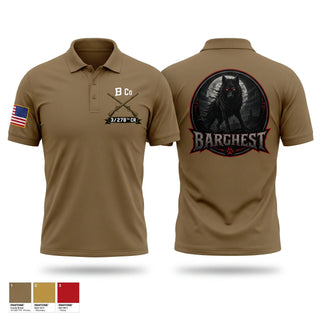 Short Sleeve Performance Polo, B Co 3/278th CR, Army, Teamtime, Team time, sublimation, custom sports apparel, team uniforms, spirit wear, spiritwear, sports uniforms, custom shirts, team store, custom team store, fundraiser sports, apparel fundraiser
