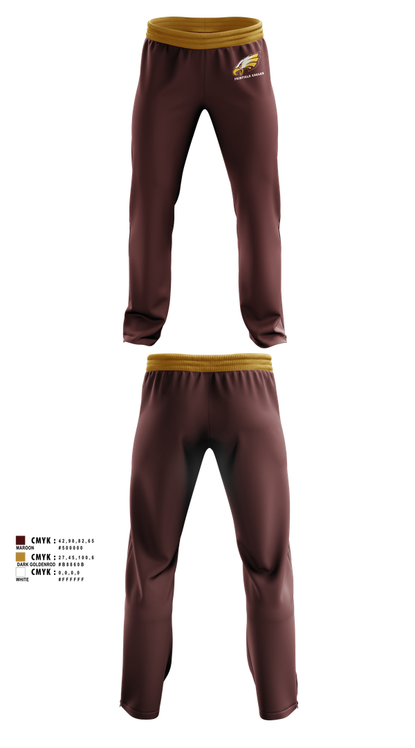 Sweatpants, Fairfield Eagles, Spirit Store, Teamtime, Team time, sublimation, custom sports apparel, team uniforms, spirit wear, spiritwear, sports uniforms, custom shirts, team store, custom team store, fundraiser sports, apparel fundraiser