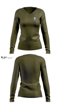 Sheriff Women's Long Sleeve V-neck Shirt - 13