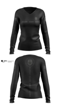 USM ROTC Women's Long Sleeve V-neck Shirt - 50