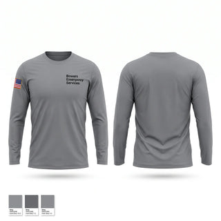 Long Sleeve Performance Shirt, Bowers Emergency Services, EMS/EMT, Teamtime, Team time, sublimation, custom sports apparel, team uniforms, spirit wear, spiritwear, sports uniforms, custom shirts, team store, custom team store, fundraiser sports, apparel fundraiser