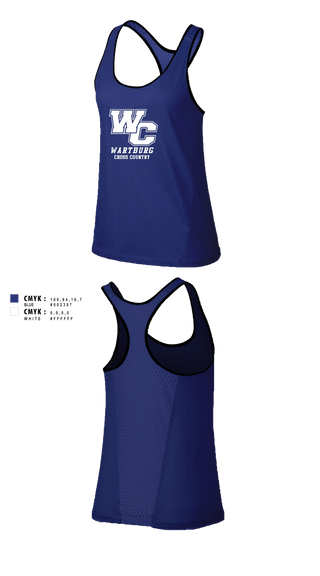 Womens Track Singlet, Wartburg Cross Country, Cross Country, Teamtime, Team time, sublimation, custom sports apparel, team uniforms, spirit wear, spiritwear, sports uniforms, custom shirts, team store, custom team store, fundraiser sports, apparel fundraiser