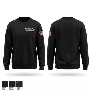 Crew Neck Sweatshirt, Fincastle Fire Department, Fire Department, Teamtime, Team time, sublimation, custom sports apparel, team uniforms, spirit wear, spiritwear, sports uniforms, custom shirts, team store, custom team store, fundraiser sports, apparel fundraiser