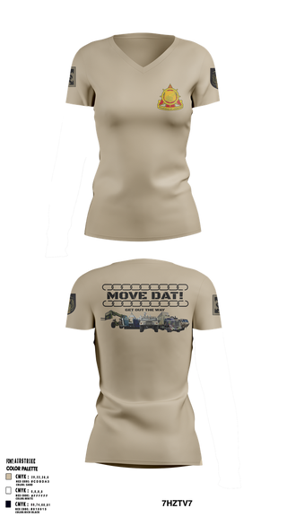 Womens Short Sleeve Vneck Shirt, 441st Seaport Operations Company, Army, Teamtime, Team time, sublimation, custom sports apparel, team uniforms, spirit wear, spiritwear, sports uniforms, custom shirts, team store, custom team store, fundraiser sports, apparel fundraiser