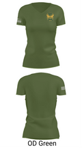 165th MP Battalion 62240089 Women's Short Sleeve V-neck Shirt - 46