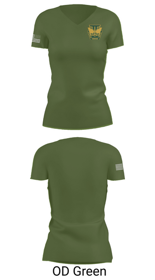 Womens Short Sleeve Vneck Shirt, 165th MP Battalion, , Teamtime, Team time, sublimation, custom sports apparel, team uniforms, spirit wear, spiritwear, sports uniforms, custom shirts, team store, custom team store, fundraiser sports, apparel fundraiser