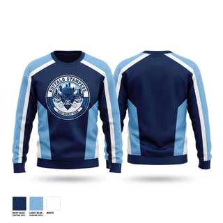 Crew Neck Sweatshirt, Buffalo Stampede Sled Hockey Team, Ice Hockey, Teamtime, Team time, sublimation, custom sports apparel, team uniforms, spirit wear, spiritwear, sports uniforms, custom shirts, team store, custom team store, fundraiser sports, apparel fundraiser