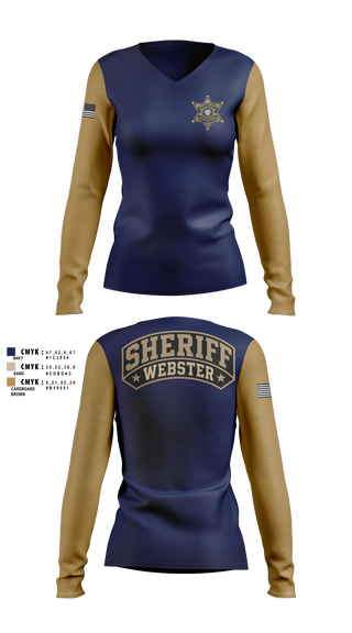Womens Long Sleeve Vneck Shirt, Patrol, Police, Teamtime, Team time, sublimation, custom sports apparel, team uniforms, spirit wear, spiritwear, sports uniforms, custom shirts, team store, custom team store, fundraiser sports, apparel fundraiser