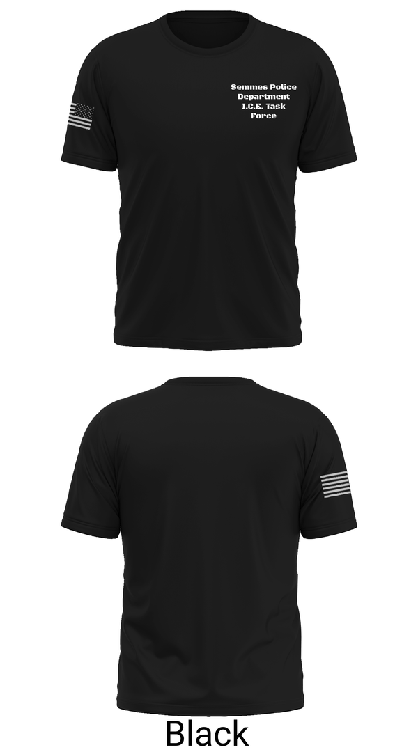 Short Sleeve Performance Shirt, Semmes Police Department I.C.E. Task Force, Police, Teamtime, Team time, sublimation, custom sports apparel, team uniforms, spirit wear, spiritwear, sports uniforms, custom shirts, team store, custom team store, fundraiser sports, apparel fundraiser