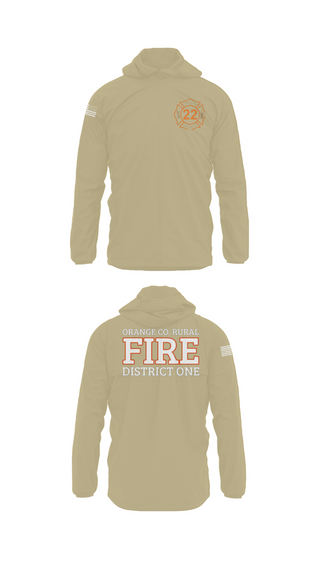 Windbreaker, Orange County Rural District 1 Fire Department, , Teamtime, Team time, sublimation, custom sports apparel, team uniforms, spirit wear, spiritwear, sports uniforms, custom shirts, team store, custom team store, fundraiser sports, apparel fundraiser