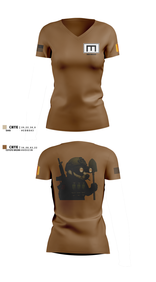 Womens Short Sleeve Vneck Shirt, 180th ESC, , Teamtime, Team time, sublimation, custom sports apparel, team uniforms, spirit wear, spiritwear, sports uniforms, custom shirts, team store, custom team store, fundraiser sports, apparel fundraiser