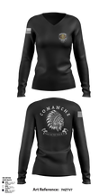 Richmond County K9 Unit Women's Long Sleeve V-neck Shirt - 5