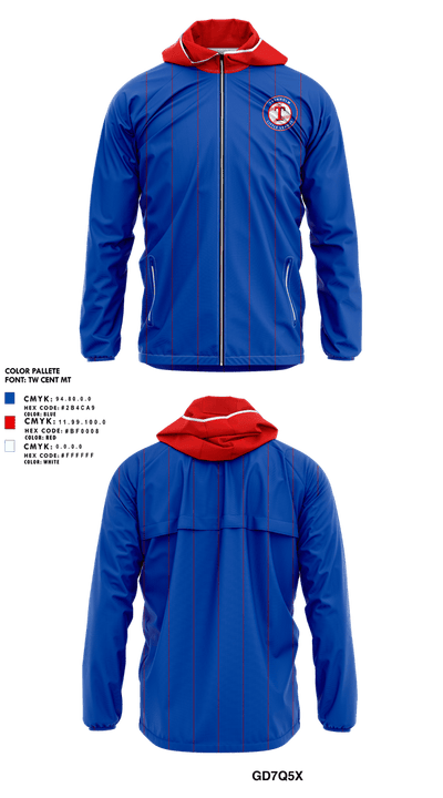 Trenholm Little League 21570649 Windbreaker - 2