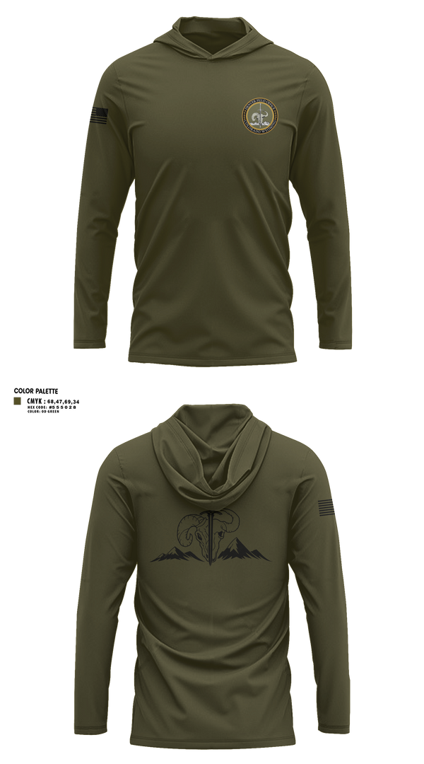 Long Sleeve Performance Shirt with hood, Denver Special Response Team, Police, Teamtime, Team time, sublimation, custom sports apparel, team uniforms, spirit wear, spiritwear, sports uniforms, custom shirts, team store, custom team store, fundraiser sports, apparel fundraiser