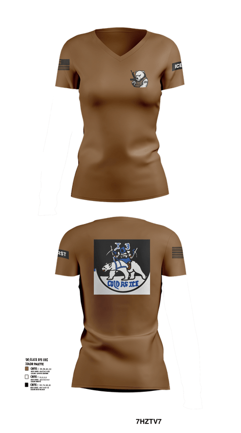 Womens Short Sleeve Vneck Shirt, Icehurst, , Teamtime, Team time, sublimation, custom sports apparel, team uniforms, spirit wear, spiritwear, sports uniforms, custom shirts, team store, custom team store, fundraiser sports, apparel fundraiser