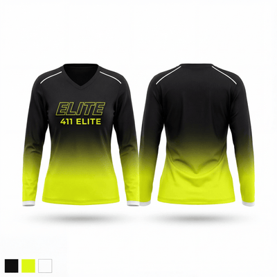 411 elite 88680453 Women's Long Sleeve V-neck Shirt - 1