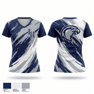 Womens Short Sleeve Vneck Shirt, Lake Howell, Men's Lacrosse, Teamtime, Team time, sublimation, custom sports apparel, team uniforms, spirit wear, spiritwear, sports uniforms, custom shirts, team store, custom team store, fundraiser sports, apparel fundraiser