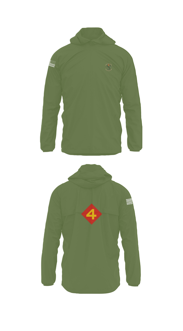 Windbreaker, 14th Marine regiment 4th Marine corps division, , Teamtime, Team time, sublimation, custom sports apparel, team uniforms, spirit wear, spiritwear, sports uniforms, custom shirts, team store, custom team store, fundraiser sports, apparel fundraiser