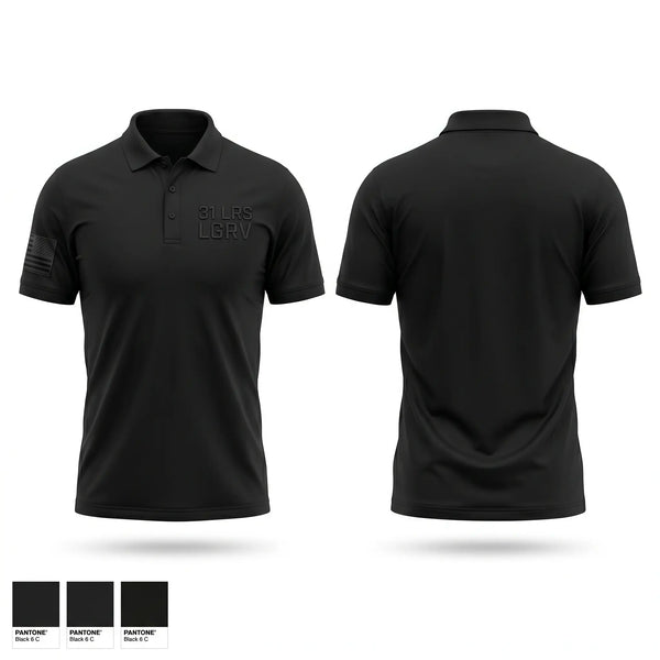 Short Sleeve Performance Polo, 31 LRS LGRV, Air Force, Teamtime, Team time, sublimation, custom sports apparel, team uniforms, spirit wear, spiritwear, sports uniforms, custom shirts, team store, custom team store, fundraiser sports, apparel fundraiser