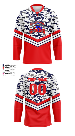 Hockey Jersey, Gladwin Gladiators, Ice Hockey, Teamtime, Team time, sublimation, custom sports apparel, team uniforms, spirit wear, spiritwear, sports uniforms, custom shirts, team store, custom team store, fundraiser sports, apparel fundraiser
