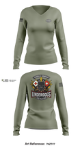 C co 2nd plt Underdogs Women's Long Sleeve V-neck Shirt - 11
