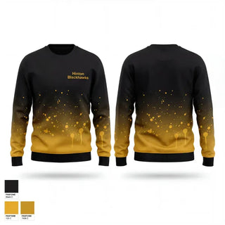 Crew Neck Sweatshirt, Hinton Blackhawks, Baseball, Teamtime, Team time, sublimation, custom sports apparel, team uniforms, spirit wear, spiritwear, sports uniforms, custom shirts, team store, custom team store, fundraiser sports, apparel fundraiser