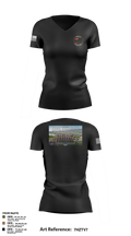 118th CES Women's Short Sleeve V-neck Shirt - 3