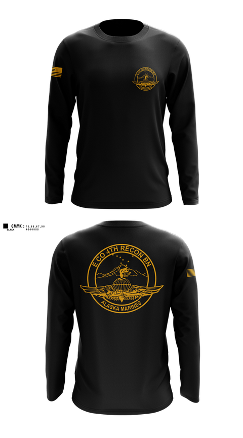 Long Sleeve Performance Shirt, E co 4th recon bn, Marines, Teamtime, Team time, sublimation, custom sports apparel, team uniforms, spirit wear, spiritwear, sports uniforms, custom shirts, team store, custom team store, fundraiser sports, apparel fundraiser