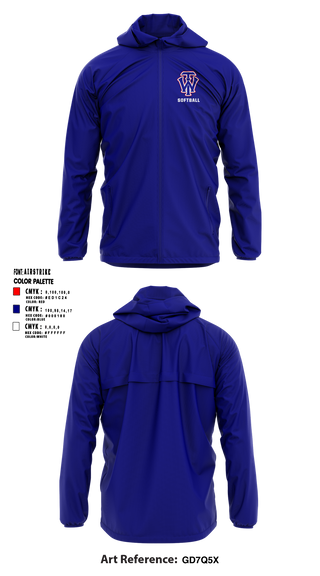 Windbreaker, W.I.T., Softball, Teamtime, Team time, sublimation, custom sports apparel, team uniforms, spirit wear, spiritwear, sports uniforms, custom shirts, team store, custom team store, fundraiser sports, apparel fundraiser