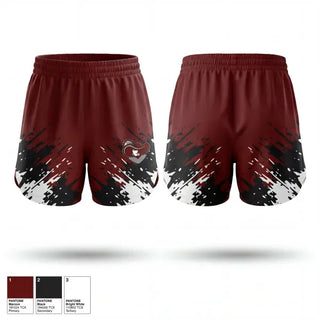 Womens Shorts, Red Bud High School Track & Field, Track & Field, Teamtime, Team time, sublimation, custom sports apparel, team uniforms, spirit wear, spiritwear, sports uniforms, custom shirts, team store, custom team store, fundraiser sports, apparel fundraiser