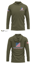 343 6309175 Long Sleeve Performance Shirt with hood - 3