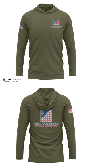 Long Sleeve Performance Shirt with hood, 343, Police, Teamtime, Team time, sublimation, custom sports apparel, team uniforms, spirit wear, spiritwear, sports uniforms, custom shirts, team store, custom team store, fundraiser sports, apparel fundraiser