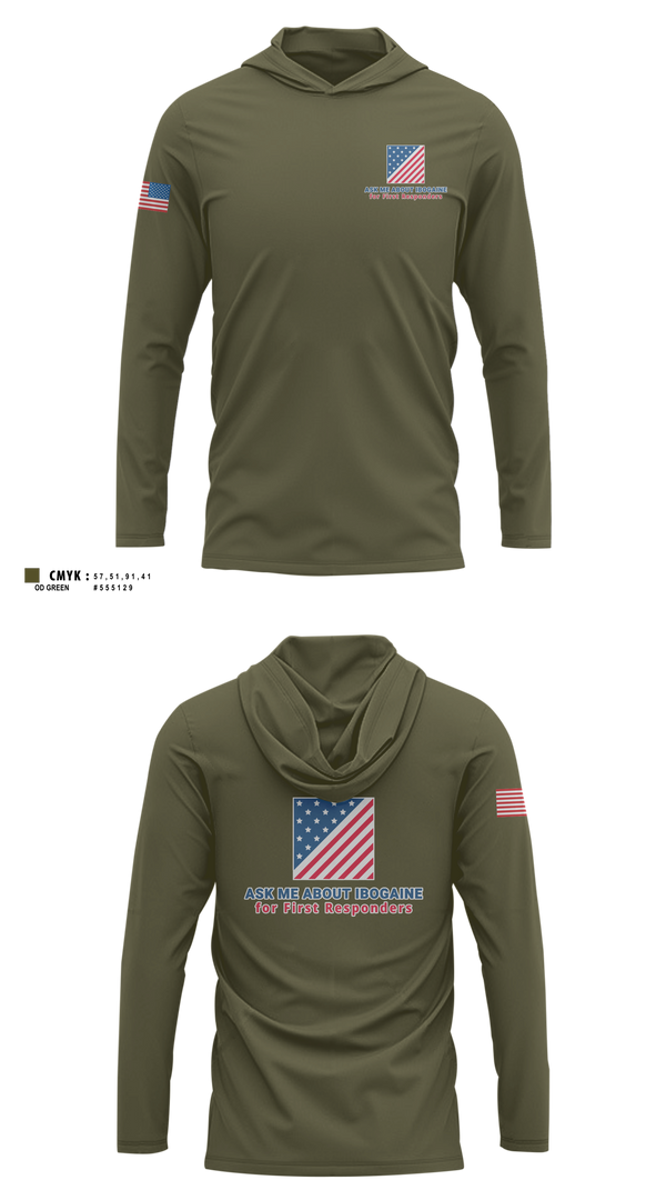 Long Sleeve Performance Shirt with hood, 343, Police, Teamtime, Team time, sublimation, custom sports apparel, team uniforms, spirit wear, spiritwear, sports uniforms, custom shirts, team store, custom team store, fundraiser sports, apparel fundraiser