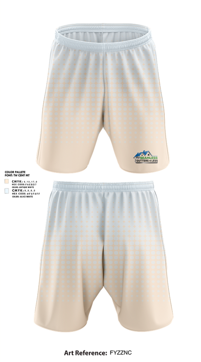 Seamless Gutters 4 Less 40038908 Athletic Shorts With Pockets - 1