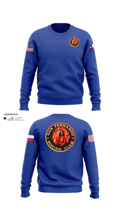San Fernando Boxing Club 92427997 Crew Neck Sweatshirt - 52 (1)