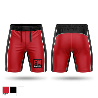 Fort Madison Bloodhounds Fight Shorts - 1