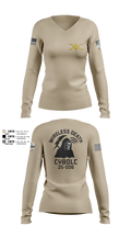 CyBOLC 25-006 6118734 Women's Long Sleeve V-neck Shirt - 5
