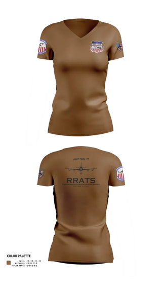 Womens Short Sleeve Vneck Shirt, 336 Air Refueling Sq, , Teamtime, Team time, sublimation, custom sports apparel, team uniforms, spirit wear, spiritwear, sports uniforms, custom shirts, team store, custom team store, fundraiser sports, apparel fundraiser
