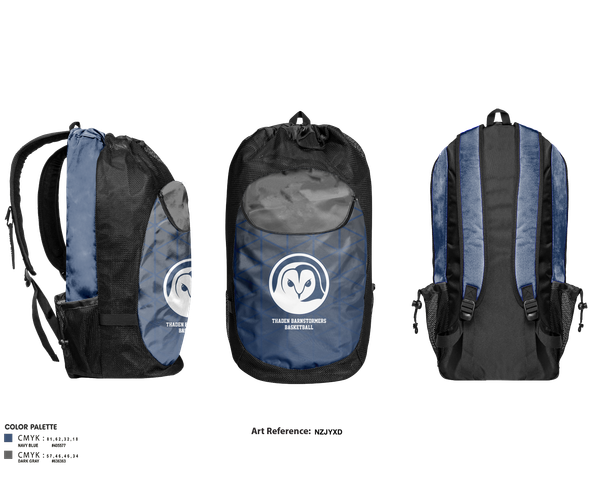 Gear Bag, Thaden Barnstormers Basketball, Men's Basketball, Teamtime, Team time, sublimation, custom sports apparel, team uniforms, spirit wear, spiritwear, sports uniforms, custom shirts, team store, custom team store, fundraiser sports, apparel fundraiser