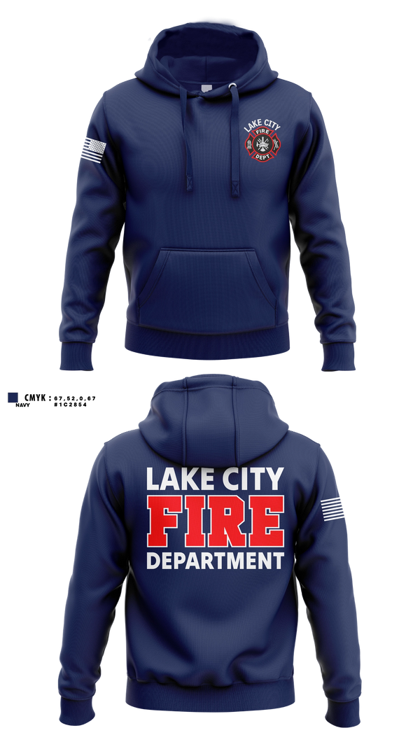 Hoodie, Lake City Fire Department, Fire Department, Teamtime, Team time, sublimation, custom sports apparel, team uniforms, spirit wear, spiritwear, sports uniforms, custom shirts, team store, custom team store, fundraiser sports, apparel fundraiser