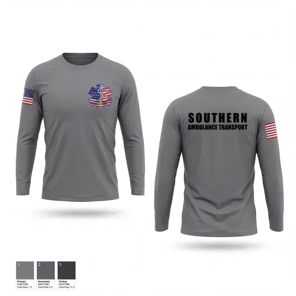 Long Sleeve Performance Shirt, Southern Ambulance Transport, EMS/EMT, Teamtime, Team time, sublimation, custom sports apparel, team uniforms, spirit wear, spiritwear, sports uniforms, custom shirts, team store, custom team store, fundraiser sports, apparel fundraiser