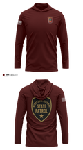 Minnesota State Patrol Long Sleeve Performance Shirt with hood - 11