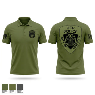 Short Sleeve Performance Polo, NYC DEP Police ESU, Police, Teamtime, Team time, sublimation, custom sports apparel, team uniforms, spirit wear, spiritwear, sports uniforms, custom shirts, team store, custom team store, fundraiser sports, apparel fundraiser