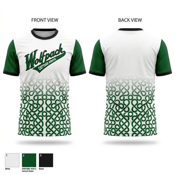 Soft Poly Tee Cotton Like Feel, Wolfpack, Softball, Teamtime, Team time, sublimation, custom sports apparel, team uniforms, spirit wear, spiritwear, sports uniforms, custom shirts, team store, custom team store, fundraiser sports, apparel fundraiser