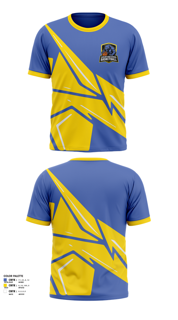 Short Sleeve Performance Shirt, Parlier High School Basketball, Men's Basketball, Teamtime, Team time, sublimation, custom sports apparel, team uniforms, spirit wear, spiritwear, sports uniforms, custom shirts, team store, custom team store, fundraiser sports, apparel fundraiser