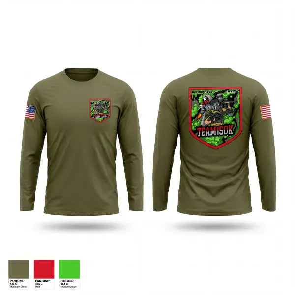 Long Sleeve Performance Shirt, 1SOK, Army, Teamtime, Team time, sublimation, custom sports apparel, team uniforms, spirit wear, spiritwear, sports uniforms, custom shirts, team store, custom team store, fundraiser sports, apparel fundraiser