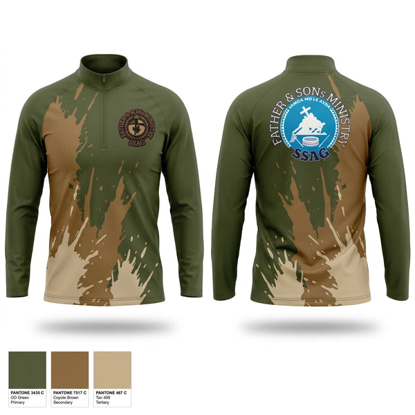 Quarter Zip Jacket, TM Tini, Men's Volleyball, Teamtime, Team time, sublimation, custom sports apparel, team uniforms, spirit wear, spiritwear, sports uniforms, custom shirts, team store, custom team store, fundraiser sports, apparel fundraiser